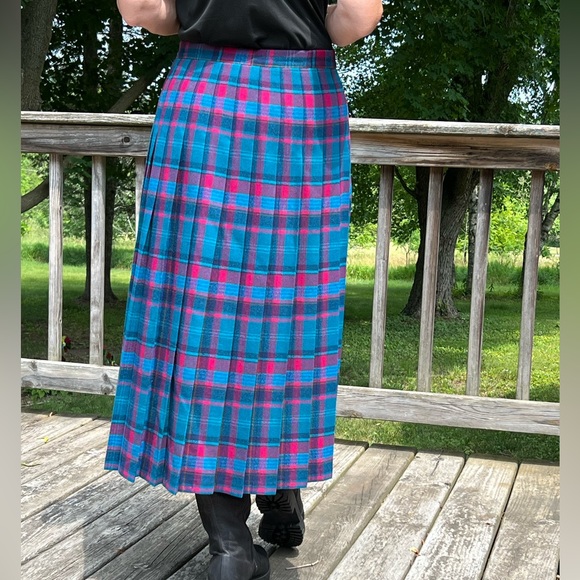 VTG Pendleton wool drop pleat skirt size small - Picture 4 of 4